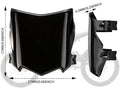 Motcutz Number Plate Front for Tuttio Soleil 01, Sur Ron LBX,Talaria Sting MX3/R MX4, MX5, Talaria XXX, E-Ride Pro, SR,S SS, 2.0 ,3.0 Rawrr Mantis, Ebox Dragster, ETM RTR